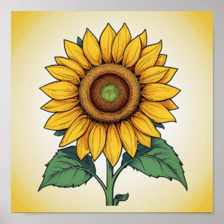 Nature and Floral Wall Art, Serene Botanical Prin Poster