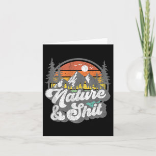 Nature And Funny Hiking Camping Hiker Camper Rv Gi Card