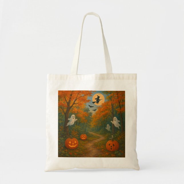 Nature and Halloween Tote Bag (Devant)