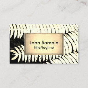 nature art business card sepia photography