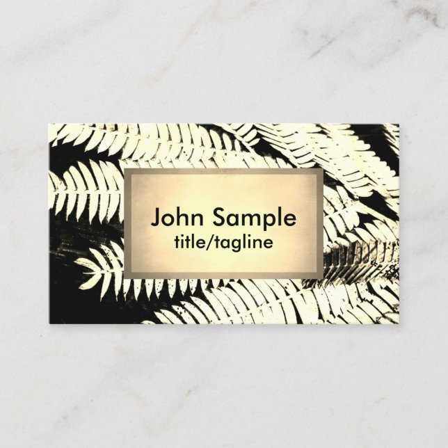nature art business card sepia photography (Front)