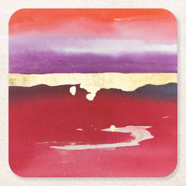 Nature at Peace II Square Paper Coaster (Front)