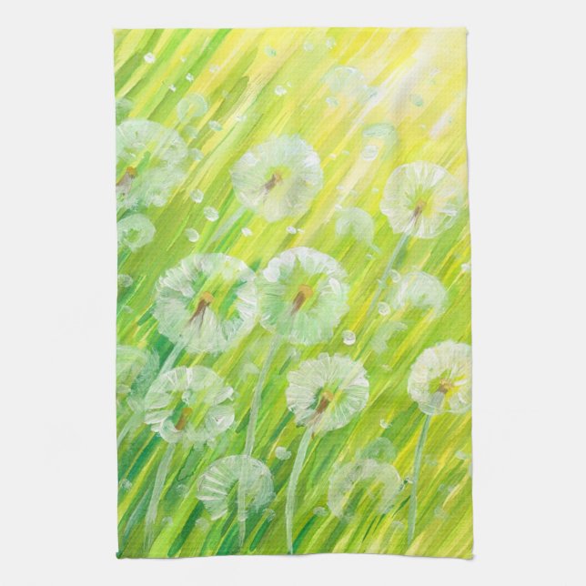 Nature background 2 kitchen towel (Vertical)
