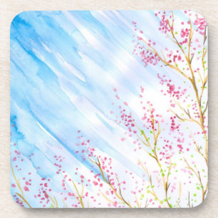 Nature background coaster