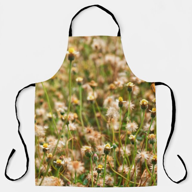 Nature background with grass flowerbackground, bea apron (Front)