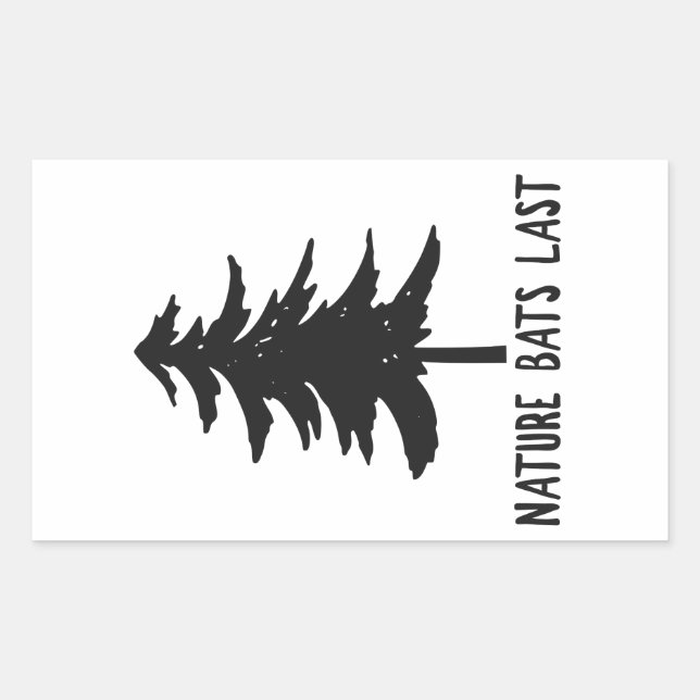 Nature Bats Last Sticker (Front)