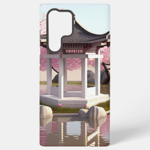 Nature Beauty Sakura Cherry Blossom Garden View Samsung Galaxy Case