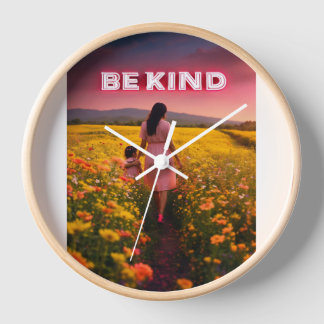 nature best beautiful design wall clock