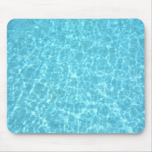 Nature Blue Water Pool Aqua Elegant Template Mouse Pad