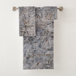 Nature Botanical Tropical Tree Bark Photo Bath Towel Set