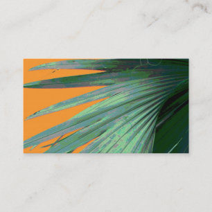 nature business cards tropical palm photo art