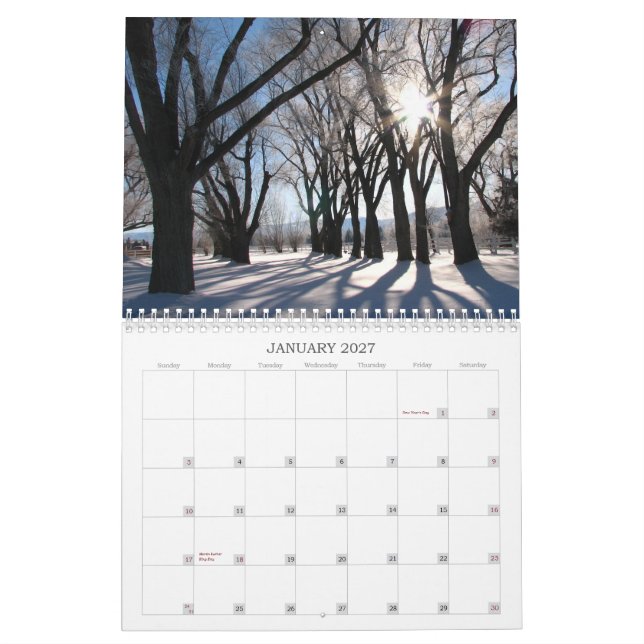 Nature - calendrier 2010 (Jan 2027)
