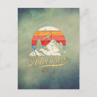 Nature Calling | Mountain Adventure Awaits  Postcard