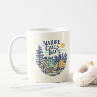 Nature Calls Back Coffee Mug
