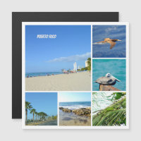 Nature collage of San Juan, Puerto Rico magnet