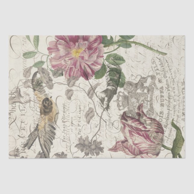 Nature Collage Tissue Paper (Front)