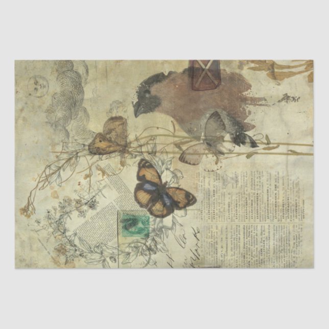 Nature Collage Tissue Paper (Front)