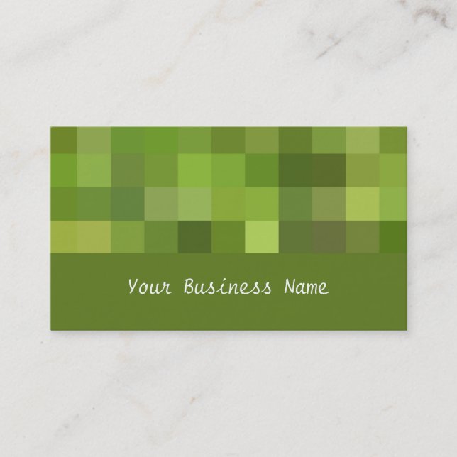 Nature Colours Abstract Business Card (Front)