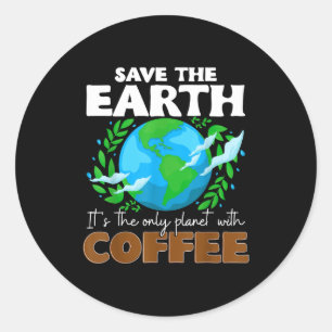 Nature Earth Day Recycle Sustainability Global War Classic Round Sticker