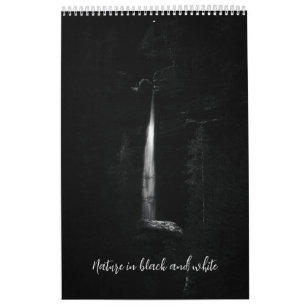 Nature en noir et blanc calendrier photo v3