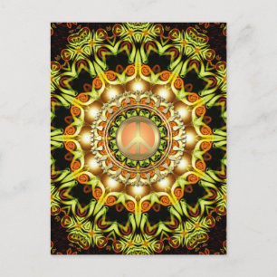 Nature Energy Peace Symbol Postcard