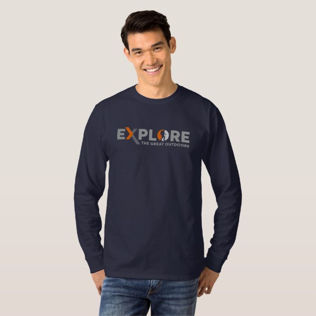 Nature Exploration (2) | Men Long Sleeve T-Shirt (Front Full)