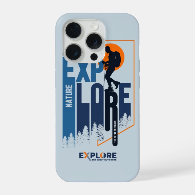 Nature Exploration | Men - iPhone Case (Back)