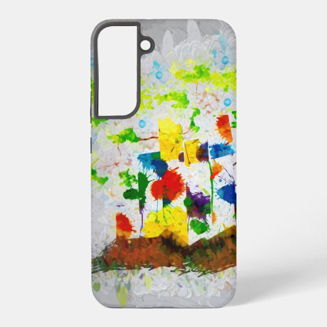 "Nature Fantasy Trees" Samsung Galaxy S22+ Case (Back)