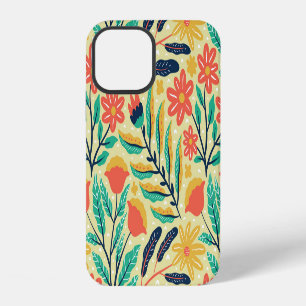 Nature Foliage: Floral Seamless Pattern. iPhone 12 Case
