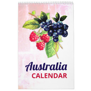 Nature Foods Calendrier mural Australie 2025