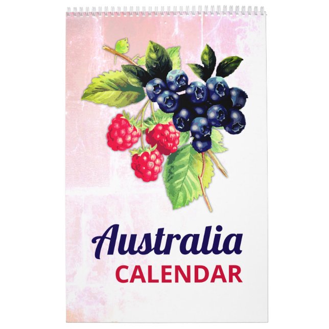 Nature Foods | Calendrier mural Australie 2026 (Protection)