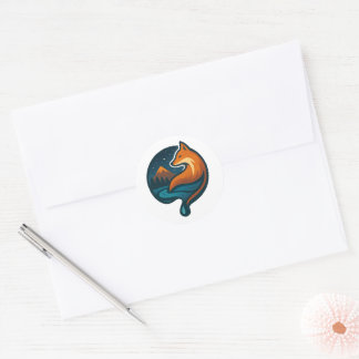 Nature Fox Sticker