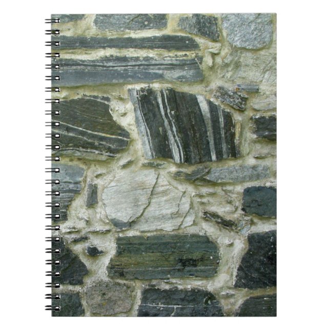 Nature Geology Ancient Stone Wall Notebook (Front)