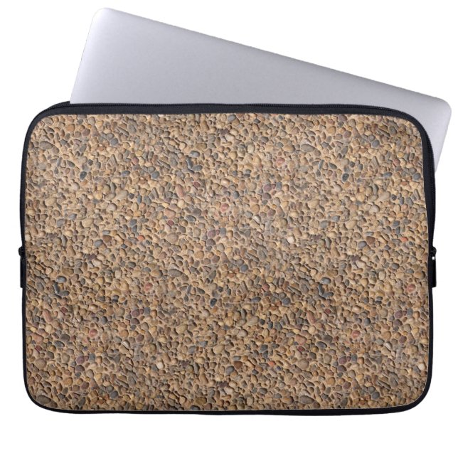 Nature Geology Pebble Stones Photo Laptop Sleeve (Front)