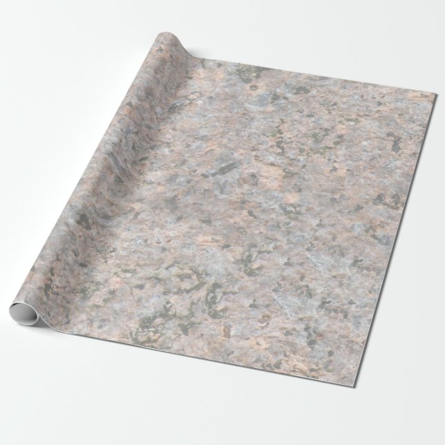 Nature Geology Photo Rock Texture Wrapping Paper (Unrolled)
