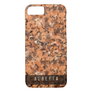 Nature Geology Rock Surface Texture Custom Name Case-Mate iPhone Case