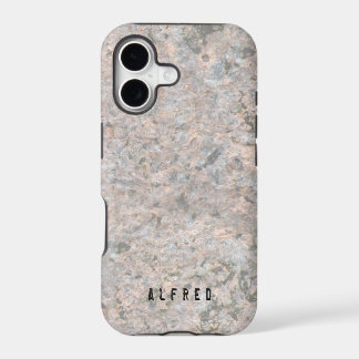 Nature Geology Rock Texture Custom Name iPhone Cas