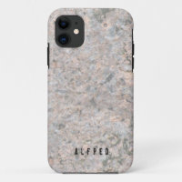 Nature Geology Rock Texture Custom Name iPhone Cas