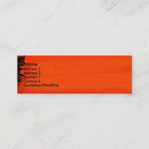 Nature Girl Poppy Business/Profile Card