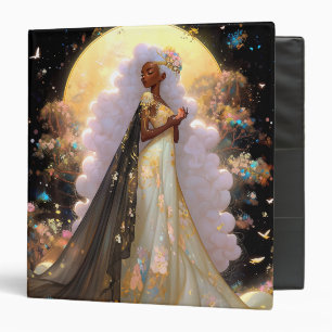 Nature Goddess African American Fantasy Art Binder