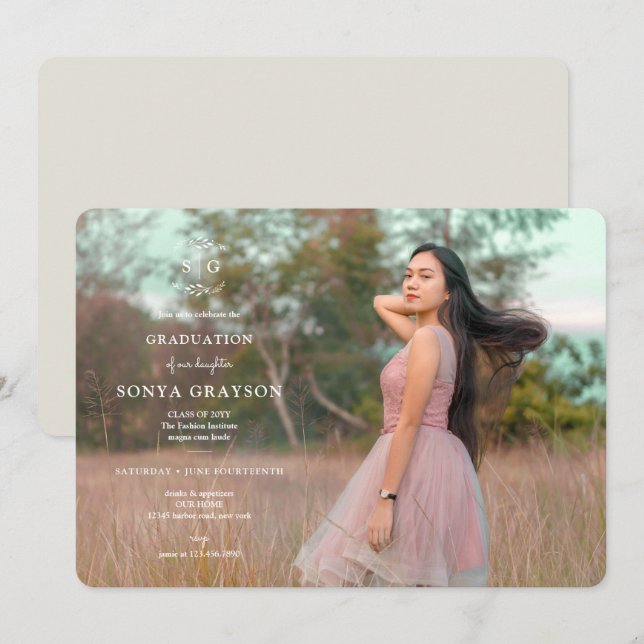 Nature Grad Invite (Front/Back)