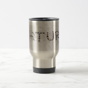 Nature Graphics Sand Art Travel Mug