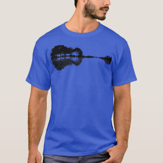Nature guitar Black T-Shirt