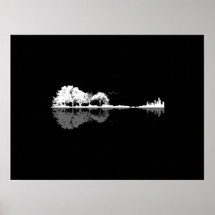 Nature Guitar Poster