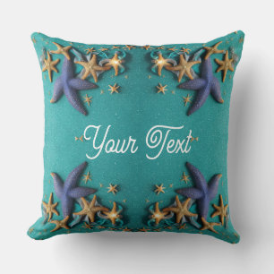 nature hawaii starfishes a stylish oceanic design throw pillow