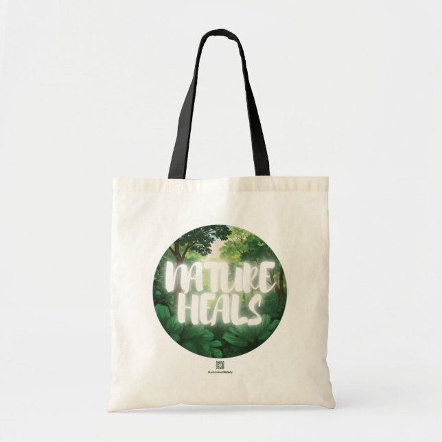 NATURE HEALS Tote Bag (Front)