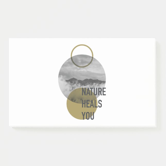 Nature Heals You Post-it Notes (Front)