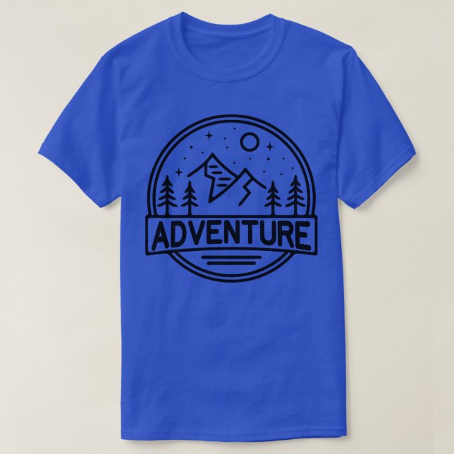 Nature Hiking Adventure T-Shirt (Design Front)