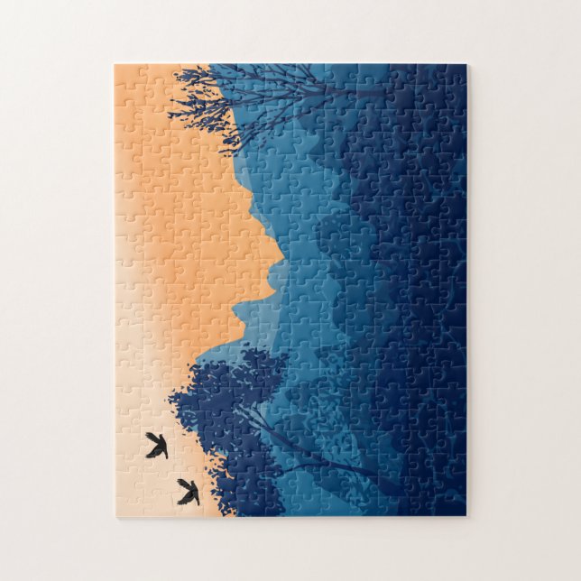Nature: Hills Puzzle (Vertical)