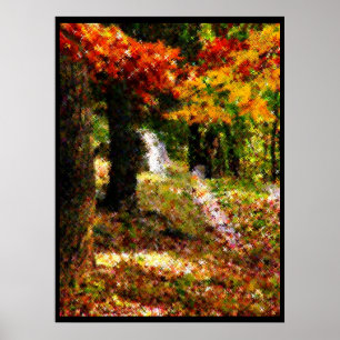 Nature in Cross Stitch Poster